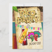 Taco Feest Uitnodiging (Voorkant)