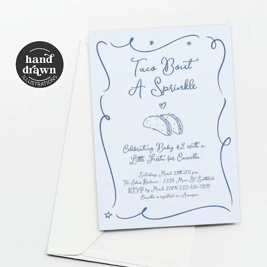 Taco Feest Uitnodiging voor Baby #2