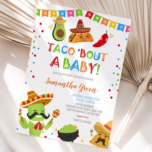 Taco Feestelijke Babyborrel Kaart