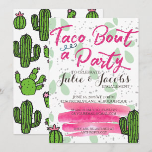Taco Feestelijke Verlobingsparty Kaart