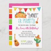 Taco feestje kaart (Voorkant / Achterkant)