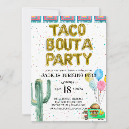 Taco Feestje | Uitnodiging voor eerste verjaardag