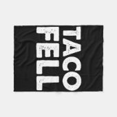 Taco Fell Let's Go Taco Funny T-shirt 5 Fleece Deken (Voorkant (Horizontaal))