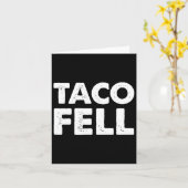 Taco Fell Let's Go Taco Funny T-shirt 5 Kaart (Gele Bloem)