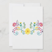 Taco Fiesta Baby Shower Uitnodiging (Achterkant)