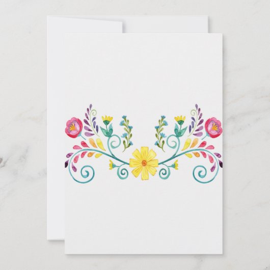 Taco Fiesta Baby Shower Uitnodiging (Achterkant)