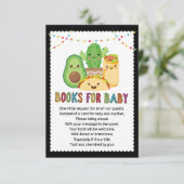 Taco Fiesta Book Request Kaart, Books for Baby Kaart (Staand voorkant)