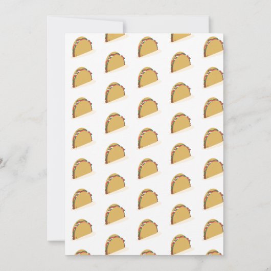 Taco Fiesta Brunch Afstuderen Uitnodiging (Achterkant)