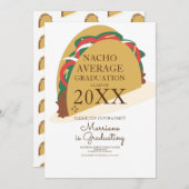Taco Fiesta Brunch Afstuderen Uitnodiging (Voorkant / Achterkant)