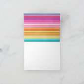 taco | Fiesta | Cactus Kleurrijke bedankpas Bedankkaart (Binnen)