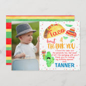 Taco Fiesta Dank u wel Bedankkaart (Voorkant / Achterkant)