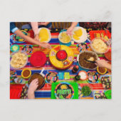 Taco Fiesta Foodie Briefkaart (Voorkant)