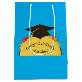 Taco Fiesta Graduation Party Medium Cadeauzakje (Achterkant)
