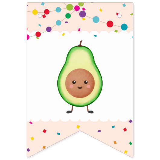 Taco | Fiesta "Happy Birthday" Bunting Banner (Eerste vlag)