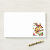 Taco Fiesta mit Gitarre und hispanischem Flair Post-it® Notes (Op bureau)
