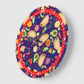 Taco Fiesta over Blue Festive Mexican Food & Flowe Grote Klok (Hoek)