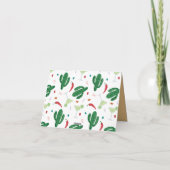 Taco Fiesta Persoonlijke baby- of bruidsfeestje Bedankkaart (Achterkant)