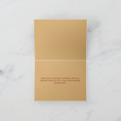 Taco Fiesta Persoonlijke Baby- of Bruidsmeisjesfee Bedankkaart (Binnen)