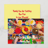 Taco Fiesta Persoonlijke bedankt - Kaart (Voorkant / Achterkant)