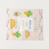Taco | Fiesta Taco Bout een Baby shower welkomstbo Wandkleed (Voorkant (horizontaal))