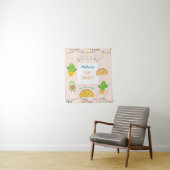 Taco | Fiesta Taco Bout een Baby shower welkomstbo Wandkleed (In situ)