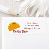 Taco Fiesta tijdlabels Etiket (Insitu)