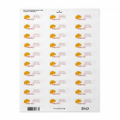 Taco Fiesta tijdlabels Etiket (Full Sheet)