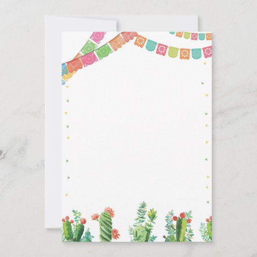 Taco Fiesta Twin Baby shower Uitnodiging Mexicaans (Achterkant)