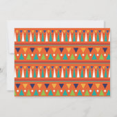 Taco Fiesta Verjaardagsfeest Mexicaanse Bright Fot Kaart (Achterkant)