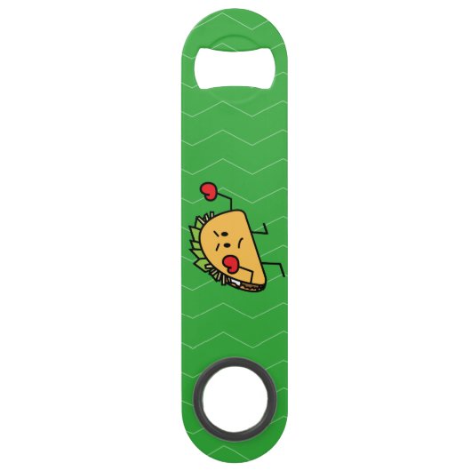 Taco Fighter Boxer tortilla shell handschoenen Speed Flessenopener (Voorkant)