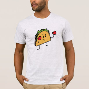 Taco Fighter Boxer tortilla shell handschoenen T-shirt