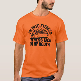 Taco Fitness Grappige Fitnessstudio T-shirt