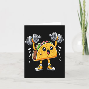 Taco Fitness Workout Gym Cinco de Mayo Mexicaans v Kaart