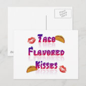 Taco Flavored Kisses Briefkaart (Voorkant / Achterkant)