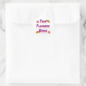 Taco Flavored Kisses Ronde Sticker (Tas)