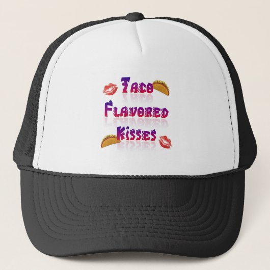 Taco Flavored Kisses Trucker Pet (Voorkant)