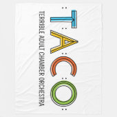 TACO Fleece Blanket, 60 x 80 inch (Voorkant)