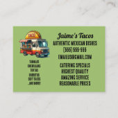 Taco Food Truck Visitekaartje (Voorkant)