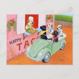 Taco Fun Labradors Briefkaart