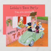 Taco Fun Labradors Kaart (Voorkant / Achterkant)