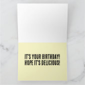 TACO FUNNY BIRTHDAY-KAARTKAART KAART (Binnen)