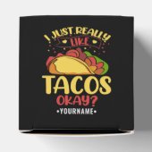Taco Funny Gezegde ik hou echt van Tacos Bedankdoosjes (Bovenkant)