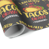 Taco Funny Gezegde ik hou echt van Tacos Cadeaupapier (Rol Hoek)