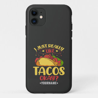 Taco Funny Gezegde ik hou echt van Tacos Case-Mate iPhone Case