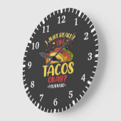 Taco Funny Gezegde ik hou echt van Tacos Grote Klok (Hoek)