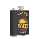 Taco Funny Gezegde ik hou echt van Tacos Heupfles (Rechts)