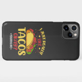 Taco Funny Gezegde ik hou echt van Tacos iPhone Hoesje (Achterkant horizontaal)