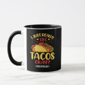 Taco Funny Gezegde ik hou echt van Tacos Mok (Links)