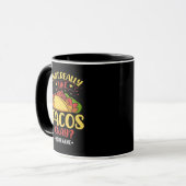 Taco Funny Gezegde ik hou echt van Tacos Mok (Voorkant links)