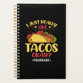 Taco Funny Gezegde ik hou echt van Tacos Planner (Voorkant)